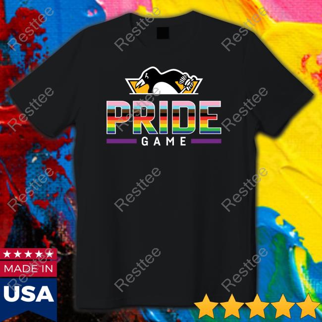 Pride Game Pittsburgh Penguins Shirt 2022 Pittsburgh Penguins Pride Game Hooded Sweatshirt