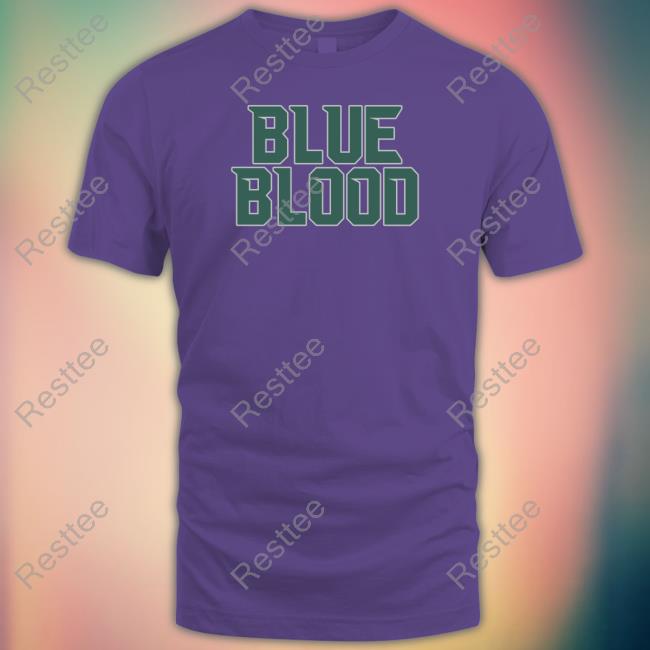 Blue Blood Shirt White Official Blue Blood Shirt