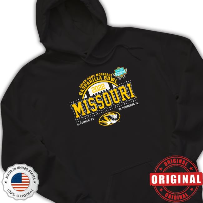 Missouri Tigers 2022 Gasparilla Bowl Playoff Football Sweatshirt Official Missouri Tigers 2022 Gasparilla Bowl Playoff Football Tee