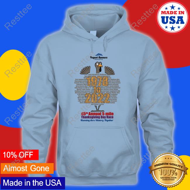 Pequot Runners Turkey Trot Edition Limtied Long Sleeve Tee