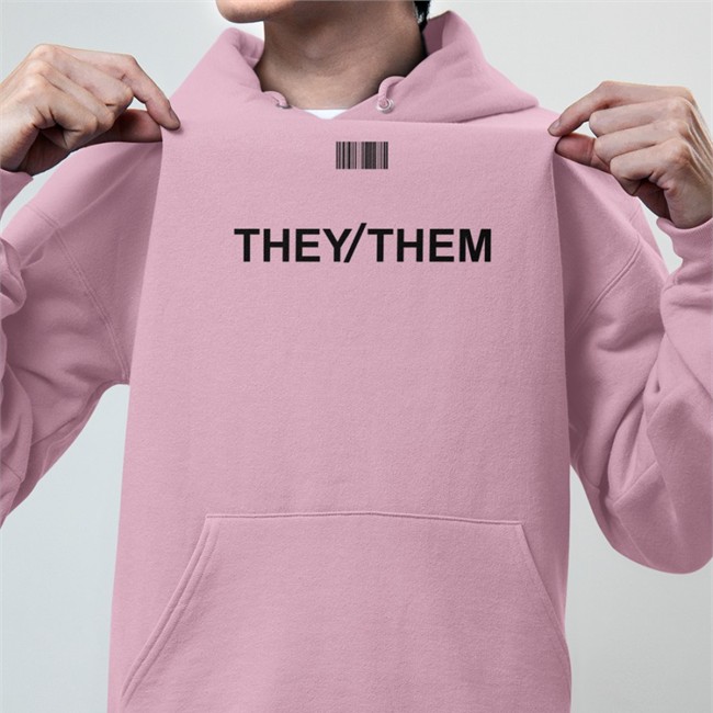 They Them Barcode T Shirt White