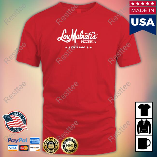 Lou Malnati's Chicago Tee Shirt Dan Le Batard Show with Stugotz
