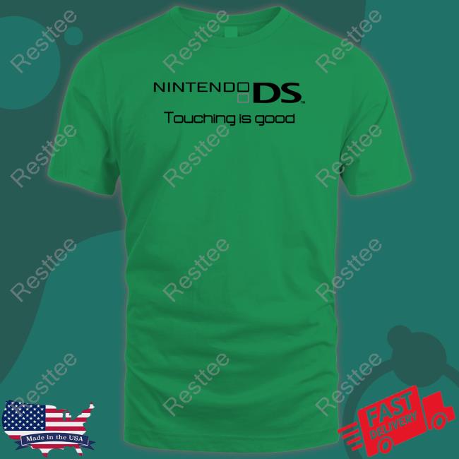 Nintendo Ds Touching Is Good Tee Shirt