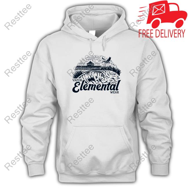 Vapor Elemental Wear Sweatshirt Official Vapor Elemental Wear White Tee Shirt