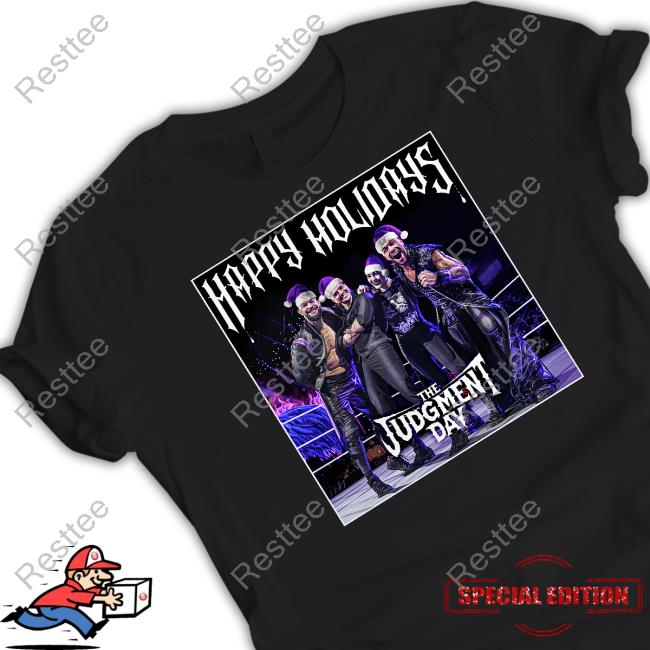 Official The Judgment Day Happy Holidays Shirt