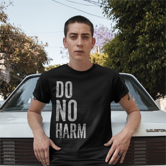 Do No Harm Long Sleeve Shirt Popcorned Planet Merch