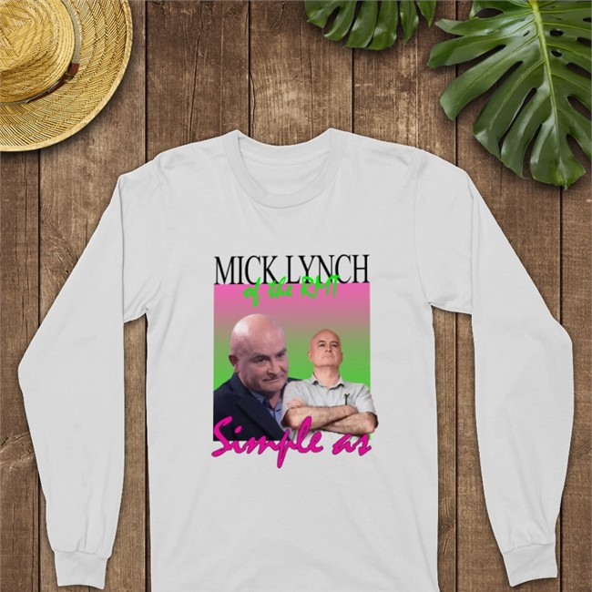 Tribune Merch Mick Lynch Of The RMT Simple As T Shirt Mick Lynch Simple As Shirt
