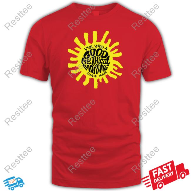Good Mythical Morning Merch Mythical Store I’Ve Had A Good Mythical Morning Since 2012 Shirt Sweatshirt