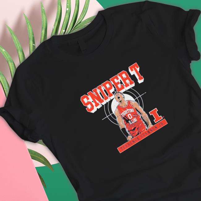 Official vIllinois basketball terrence shannon jr sniper Shirt