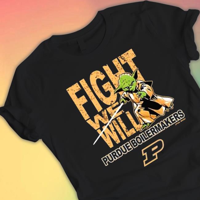 2022 Champion Purdue Boilermakers X Star Wars Tee Shirt