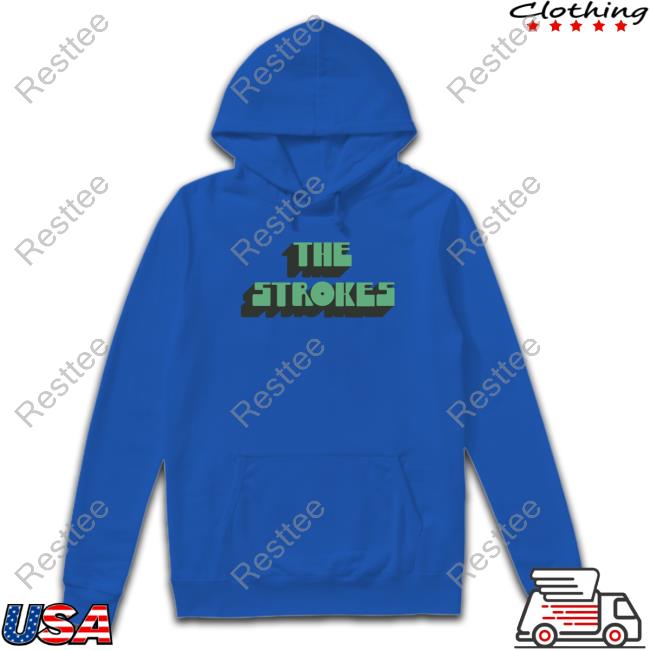 Official The Strokes Vintage Text Shirt Sweatshirt