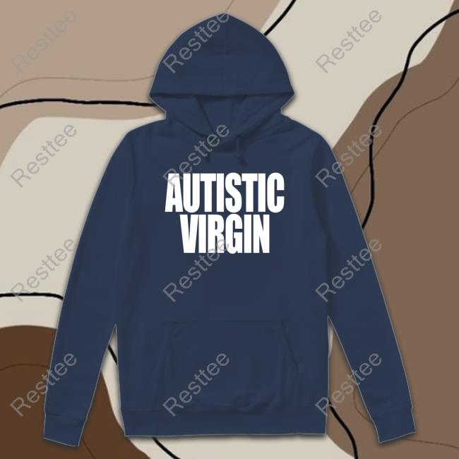 Autistic Virgin Shirt Black