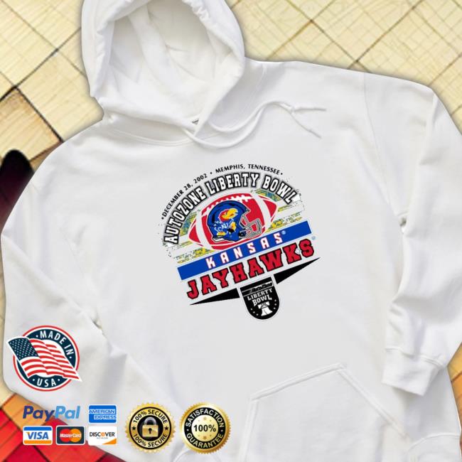 2022 AutoZone Liberty Bowl Kansas Jayhawks football Shirts 2022 AutoZone Liberty Bowl Kansas Jayhawks football Hooded Sweatshirt