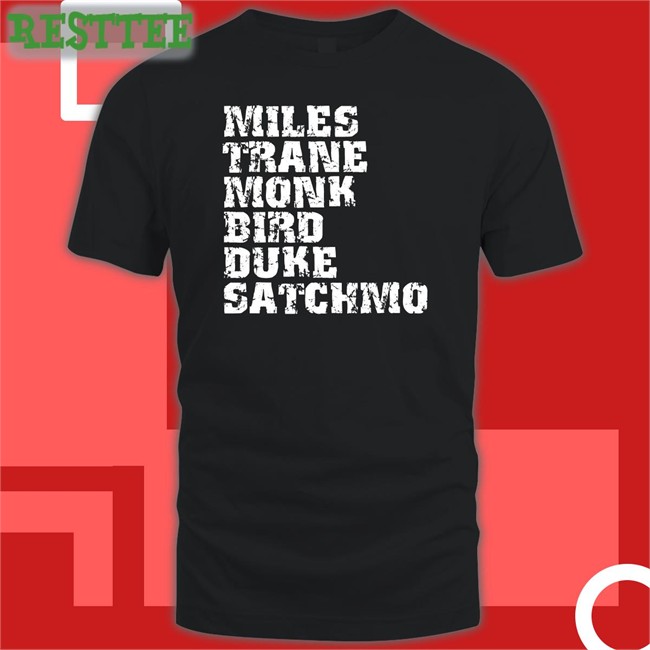 Daz Miles Trane Monk Bird Duke Satchmo Crewneck Sweatshirt