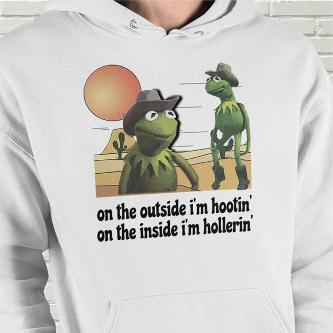 On The Outside I'm Hootin' On The Inside I'm Hollerin' Tee Shirt