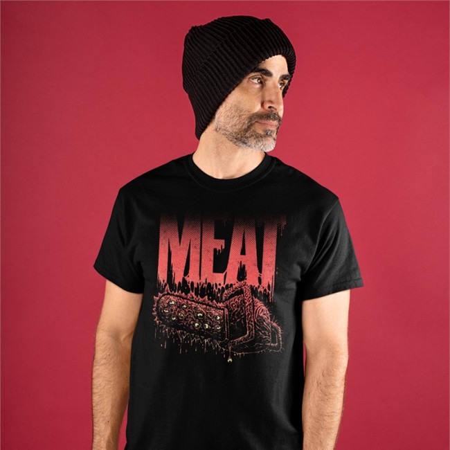Meat Canyon Store Chainsaw Meat T-Shirt Bow Seh Mah