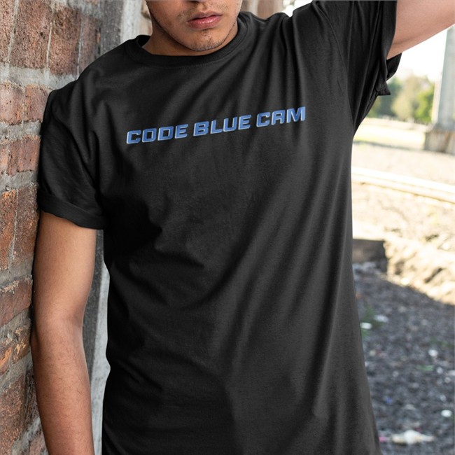 Code Blue Cam Merch Code Blue Cam Logo T Shirt Code Blue Cam Tee