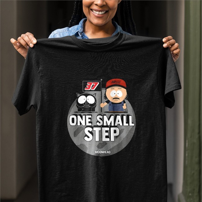 One Small Step 37 Moonhead Zip Up Hooded One Small Step Tee Shirt