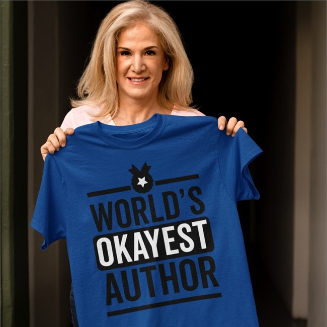 World's Okayest Author Shirt Blind_Nycteris Sunyi Blind_Nycteris World's Okayest Author Shirt