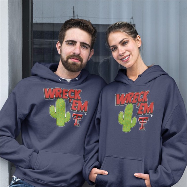 Texas Tech Football Wreck 'Em Cactus Shirt Breakingt Merch Wreck 'Em Cactus Tee