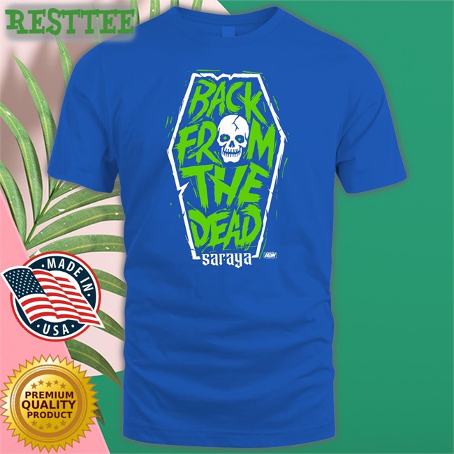 Saraya Back From The Dead Tee Aew Shop Saraya Back From The Dead Hooded Sweatshirt