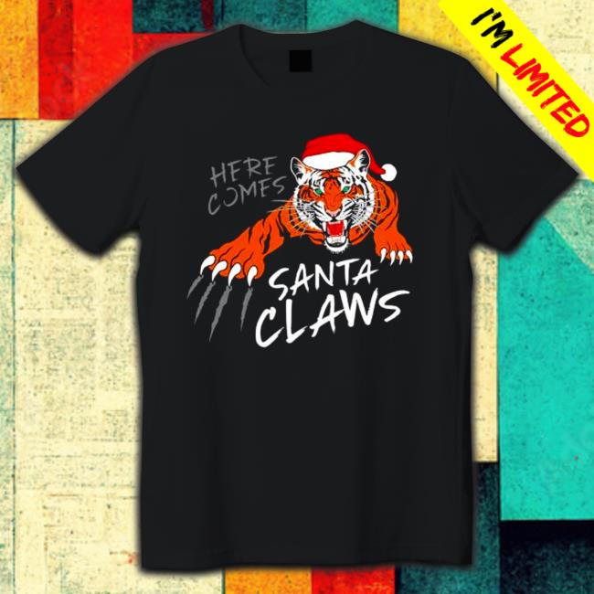 Official Cincinnati Santa Claws Christmas 2022 Tee Shirt