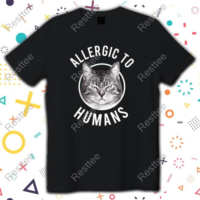 Allergic To Humans Cats Hoodie Allergic Cats