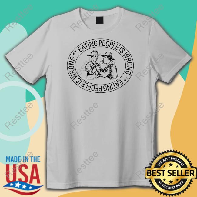 Ppberlin Merch Shirts That Go Hard Eating People Is Wrong Weifl Herren Shirt