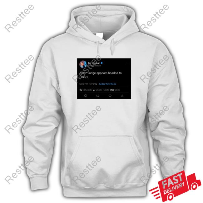 Jon Heyman Arson Judge Appears Headed To Giants Long Sleeve T Shirt