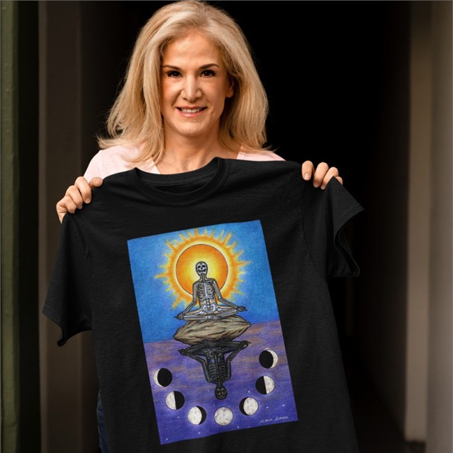 Moon To Go Through Phases Tee Marcos Alvarado Karla Moon To Go Through Phases Hooded Sweatshirt Marcos Alvarado Karla