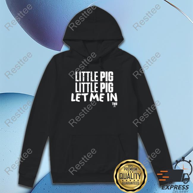 The Walking Dead Negan Little Pig Let Me In Shirt Black