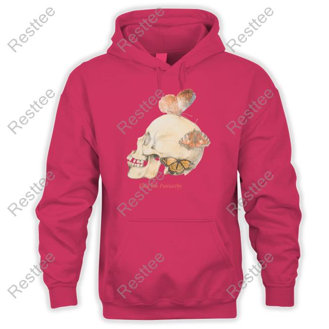 Fuck The Patriarchy Skull Hooded Sweatshirt