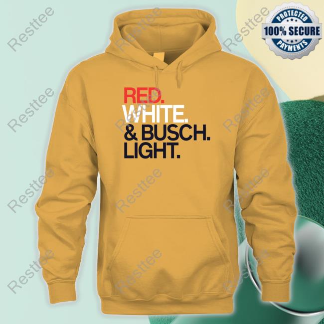 Red White And Busch Light Shirt Red White & Busch Light Shirts