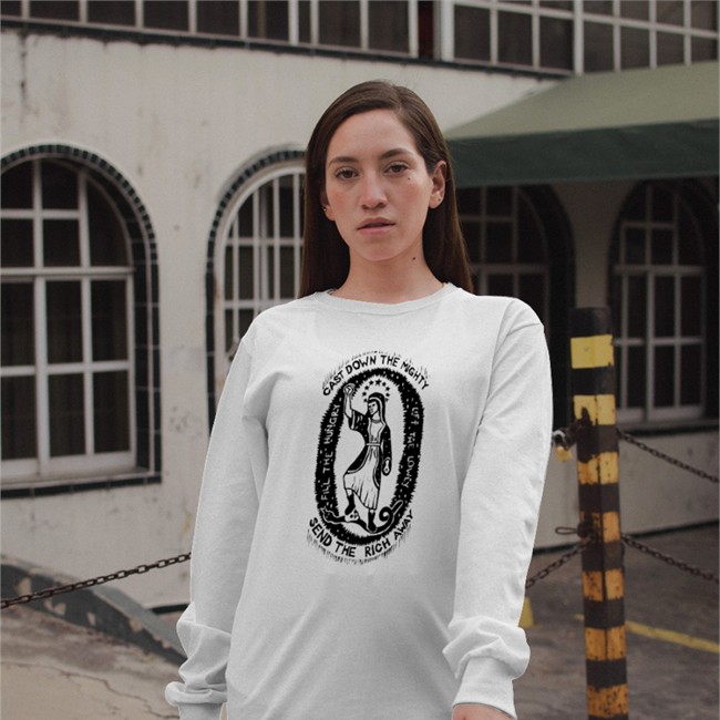 Ben Wildflower Shop Cast Down The Mighty Send The Rich Away Magnificat Sweatshirt Dr. MT Davila