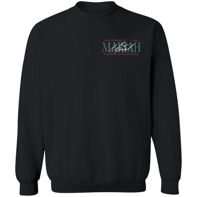 Mariah Carey November 1, 1994 Merry Christmas Photo Hoodie Mariah Carey Merch Mariah Carey November 1, 1994 Merry Christmas Photo Hoodie Mariah Carey Merch