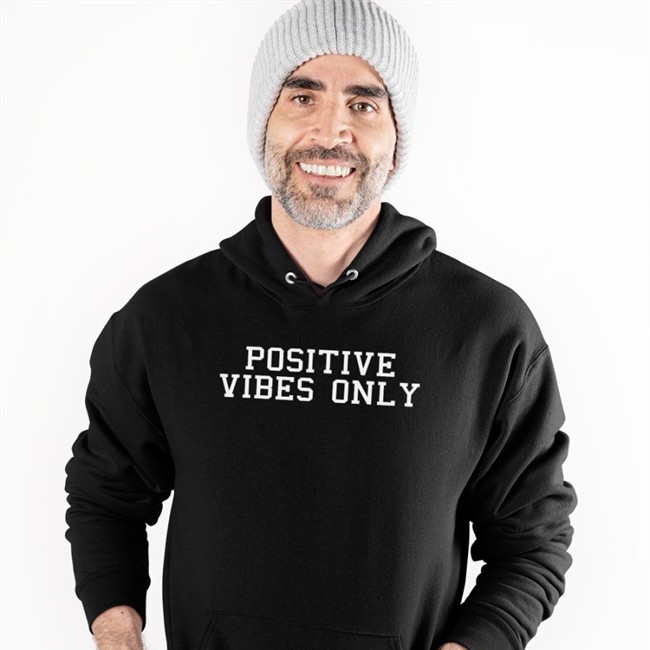 Positive Vibes Only Shirt Robert Saleh Robert Saleh Positive Vibes Only Sweatshirt