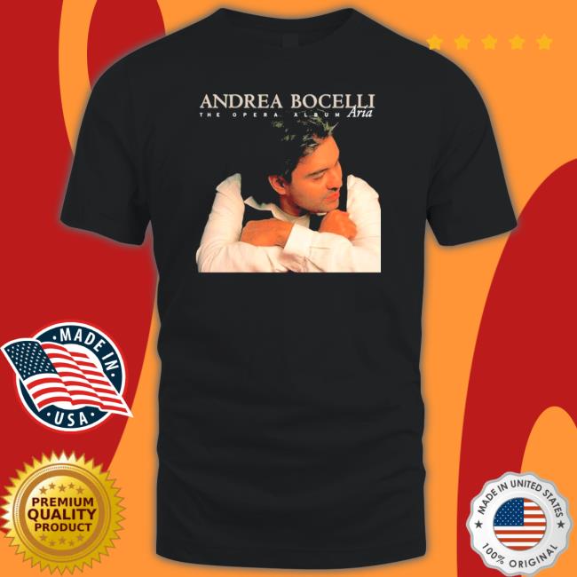 Official 1998 Andrea Bocelli Vintage Aria The Opera Album Tour Shirt