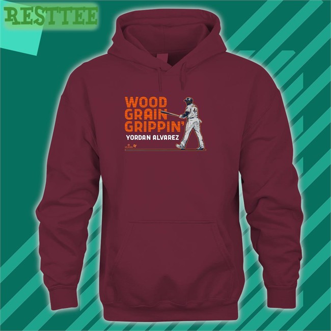 Clint Stoerner Wood Grain Grippin Yordan Alvarez Shirt Clint Stoerner Wood Grain Grippin Yordan Alvarez Baseball Sleeve Tee Nessa Girl