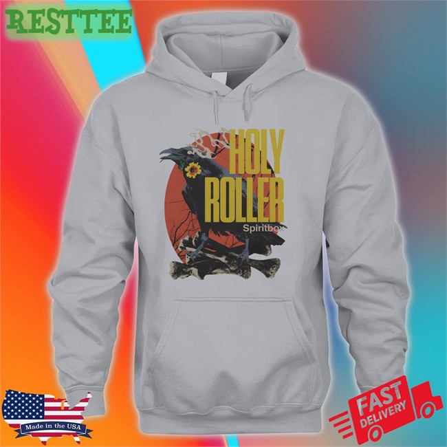 Spiritbox Merch Holy Roller Crow Zip Up Hooded