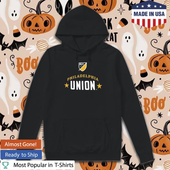Men’s Philadelphia Union Navy Shielded Shirts Official Men’s Philadelphia Union Navy Shielded Long Sleeve T Shirt
