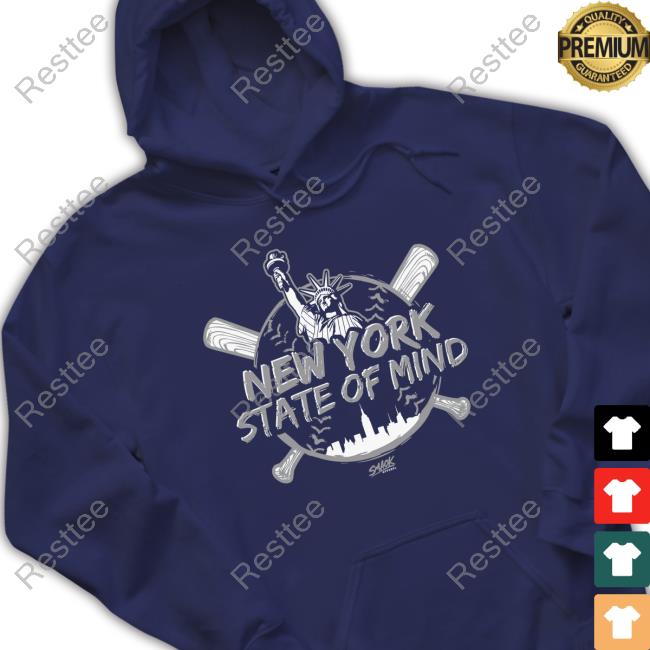Official New York State of Mind New York Baseball Smack Hoodie Shirt