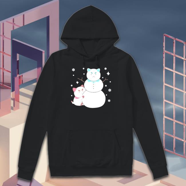 Official Bee And Puppycat Snowman Cap Official Bee And Puppycat Snowman Shirt