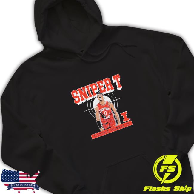 vIllinois basketball terrence shannon jr sniper Tee vIllinois basketball terrence shannon jr sniper Hoodie
