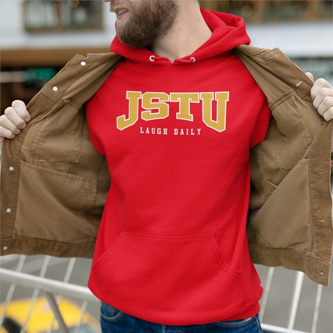 Jstu Merch Jstu Universtiy Laugh Daily Hoodie