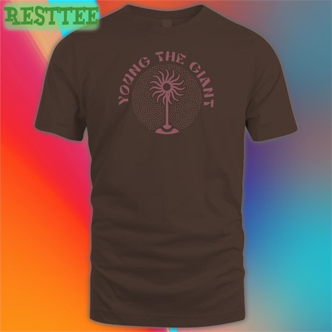 Young The Giant Merch Pinwheel V Neck T Shirt
