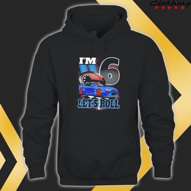 Top kids I’m 6 Year Old Let’s Roll Race Car Birthday 6th Birthday Racing Cap
