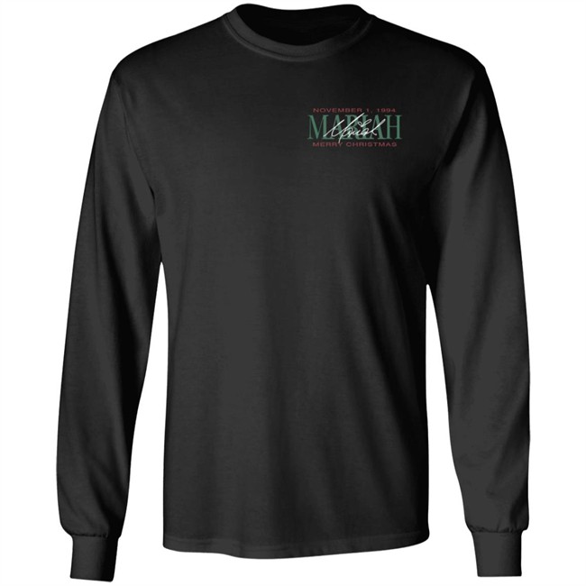 Mariah Carey November 1, 1994 Merry Christmas Photo Hoodie Mariah Carey Merch Mariah Carey November 1, 1994 Merry Christmas Photo Hoodie Mariah Carey Merch