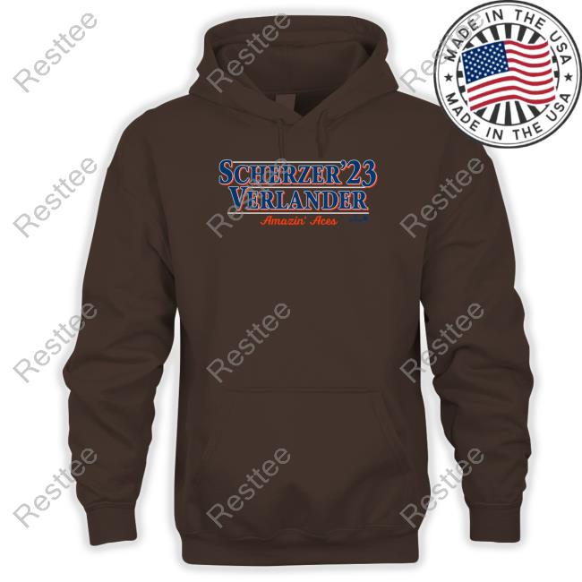 Breakingt Merch Scherzer Verlander 23 Amazin' Aces Long Sleeved T Shirt Breakingt Merch Scherzer Verlander 23 Amazin' Aces Tee Shirt