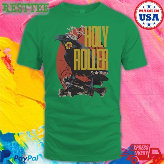 Holy Roller Crow Shirts Spiritbox Merch Spiritbox Merch Holy Roller Crow Hooded Sweatshirt