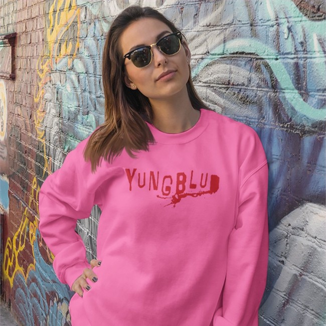 Yungblud Pink Yungblud Logo Tank Yungblud Merchandise Yungblud Pink Yungblud Logo Sweatshirt Yungblud Merchandise